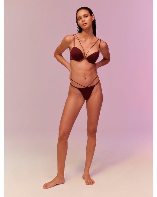 Calvin Klein Pink Minimalist Micro String Thong