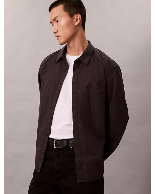 Chemise Relaxed En Coton Et Nylon Calvin Klein pour homme en coloris Multicolor