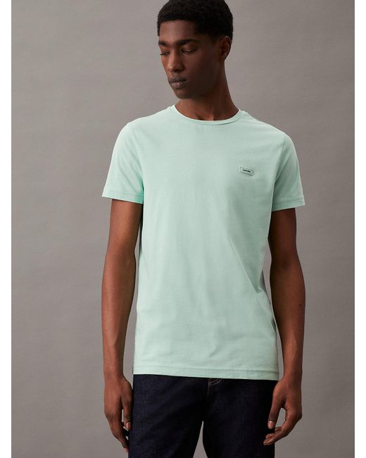 Calvin Klein Green Slim T-shirt for men
