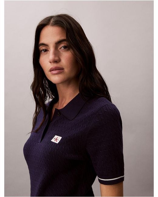 Calvin Klein Women's Calvin Klein Cable Knit Mini Dress - thefunkyskunk.ie