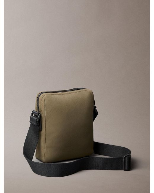 Calvin Klein Green Canvas Reporter Bag for men
