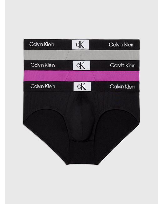 Lot de 3 boxers longs - CK96 Calvin Klein pour homme en coloris Black