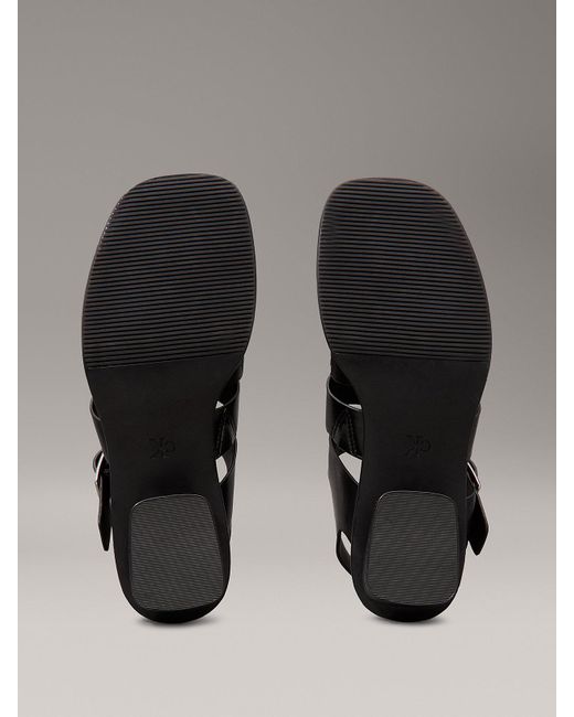 Calvin Klein Multicolor Heeled Fisherman Sandals