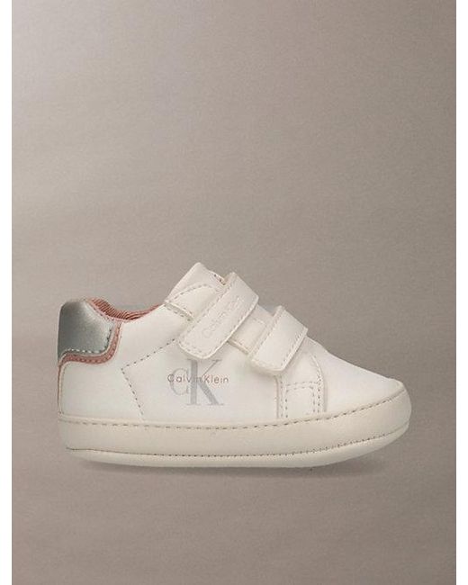 Calvin Klein Natural Jeans Baby Signature Velcro Trainers