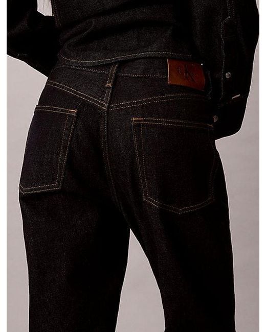 Calvin Klein Black Jeans Straight Bootcut Jeans