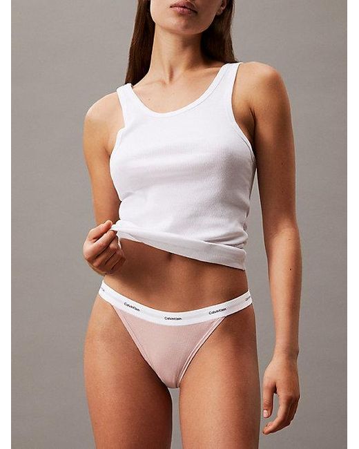 Calvin Klein 3-Pack Bikinislips in het Gray