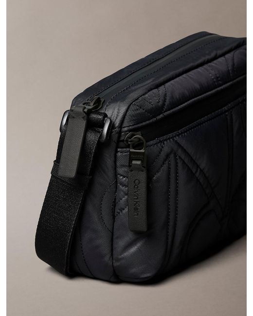Calvin Klein Gray Puffer Camera Bag for men