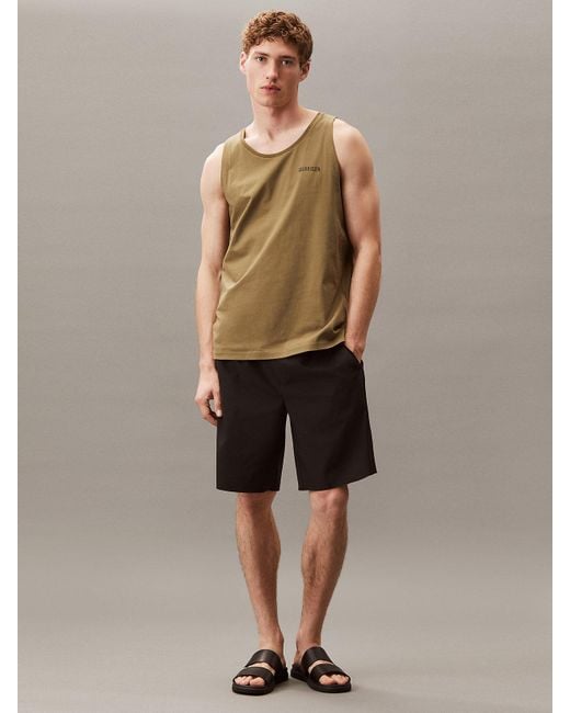 Calvin Klein Green Beach Tank Top for men