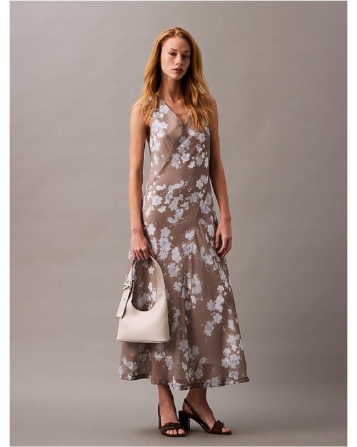 Calvin Klein Archive Hardware Mini Shoulder Bag in Natural