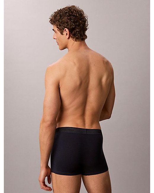 Calvin Klein Gray 3 Pack Trunks for men