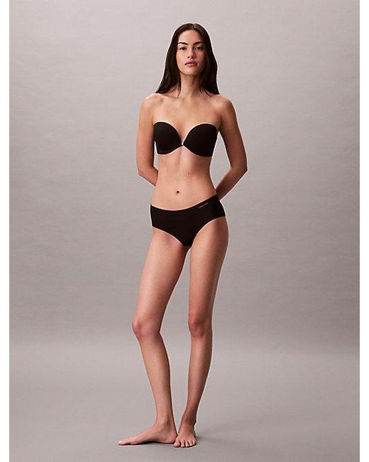 Calvin Klein Strapless Push-Up Bh in het Black
