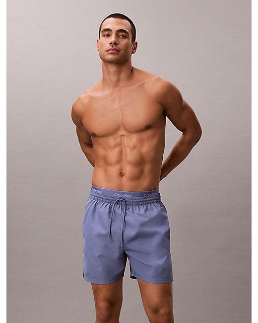 Calvin Klein Multicolor Medium Drawstring Swim Shorts Ck Essentials for men