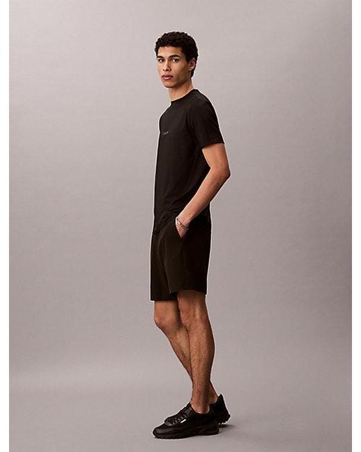 Calvin Klein Brown Sport Performance Quick Dry Gym T-Shirt for men