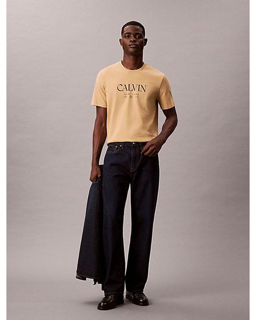 Calvin Klein Natural Logo Graphic T-Shirt for men