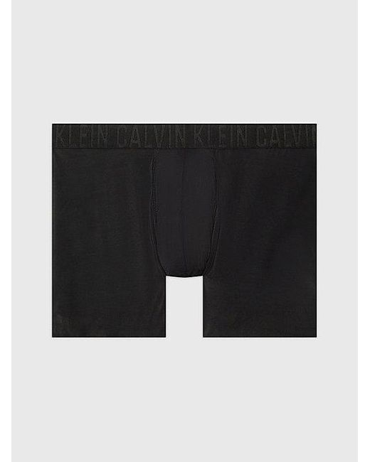 Bóxeres largo - Intense Power Ultra Support Calvin Klein de hombre de color Black