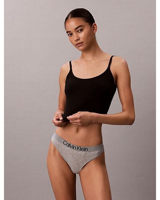 Calvin Klein Blue 5 Pack Thongs Maximum Cotton