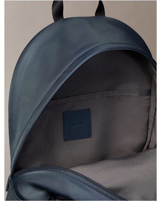 Calvin Klein Blue Nylon Round Backpack for men