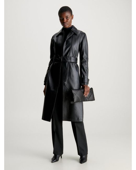Calvin Klein Black Quilted Clutch Bag