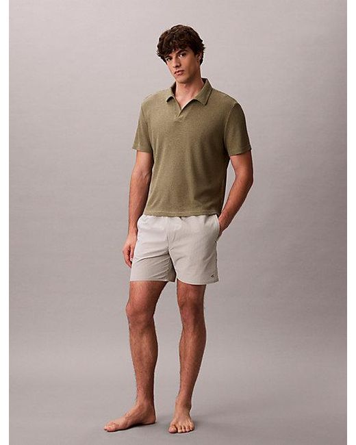 Calvin Klein Multicolor Medium Drawstring Swim Shorts for men