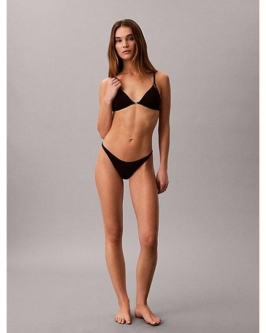 Calvin Klein Black Bikini Bottoms Ck Tailored