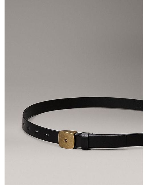 Calvin Klein Black Leather Belt