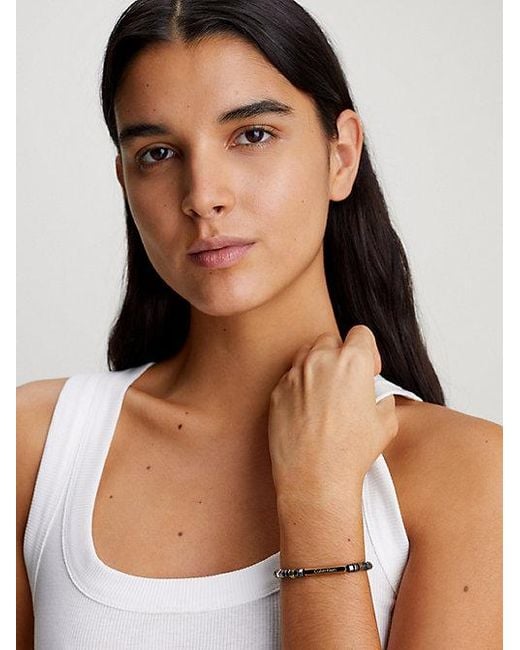 Calvin Klein Multicolor Adjustable Beaded Bracelet
