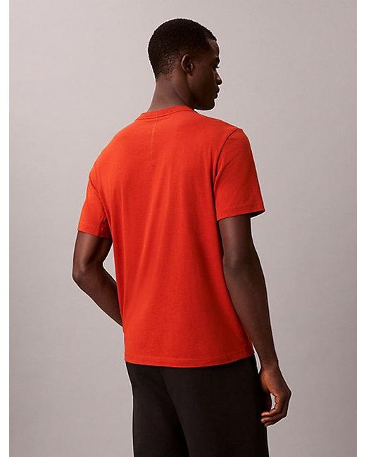 Calvin Klein Red Sport Breathable Quick Dry Gym T-Shirt for men