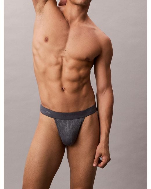 Calvin Klein Blue Thong for men