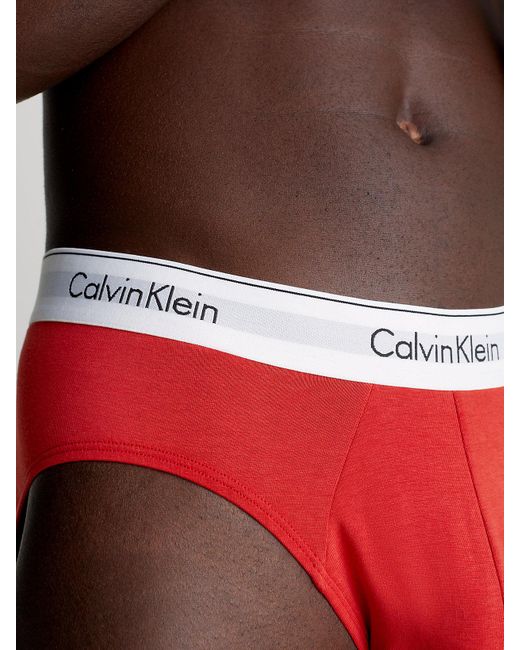 Calvin Klein Blue 5 Pack Briefs - Modern Cotton for men