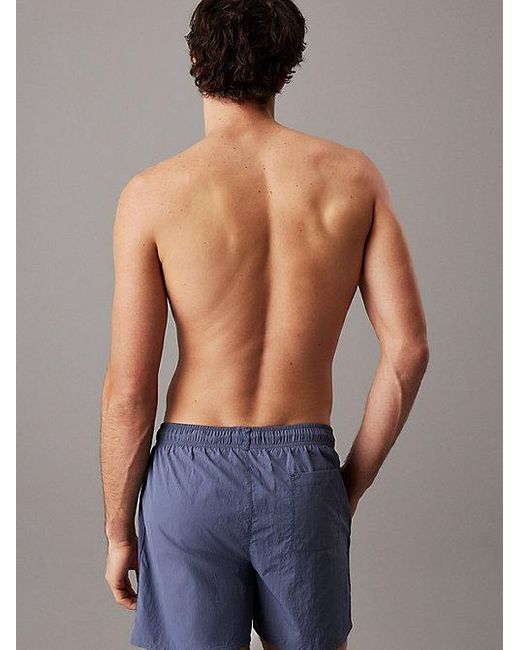 Calvin Klein Medium Zwemshort Met Trekkoord in het Multicolor voor heren