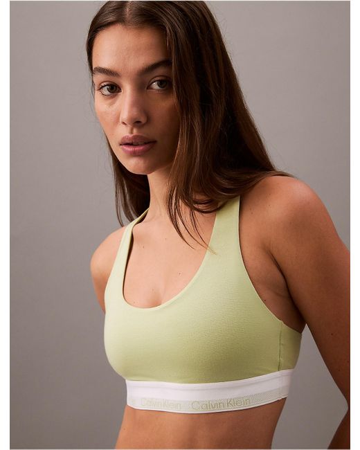 Calvin Klein Brown Icon Modal Mesh Unlined Bralette
