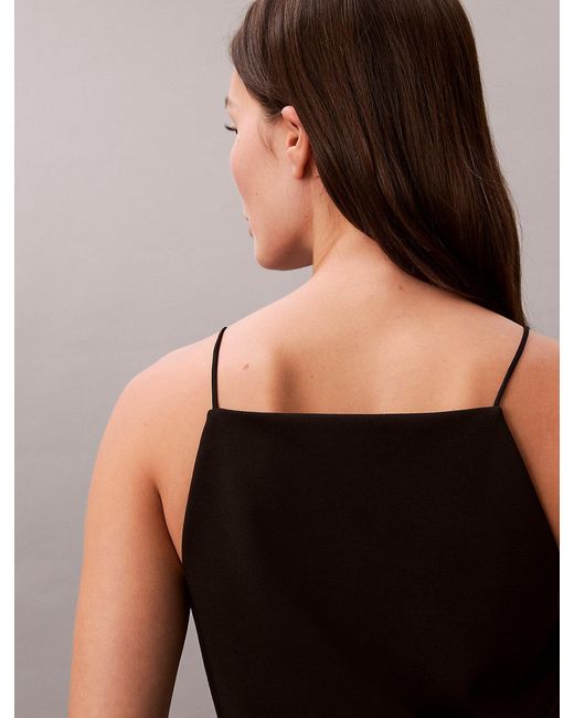 Calvin Klein Black Milano Jersey Cami Top