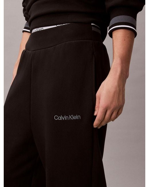 Calvin Klein Black French Terry Joggers