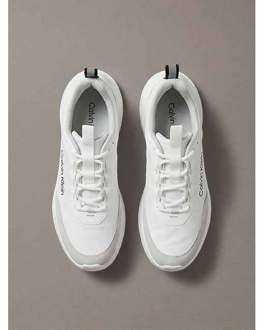 Calvin Klein Metallic Ck Curve Lightweight Runner Trainers for men