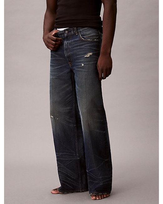 Calvin Klein Multicolor Jeans Wide Fit Jeans for men