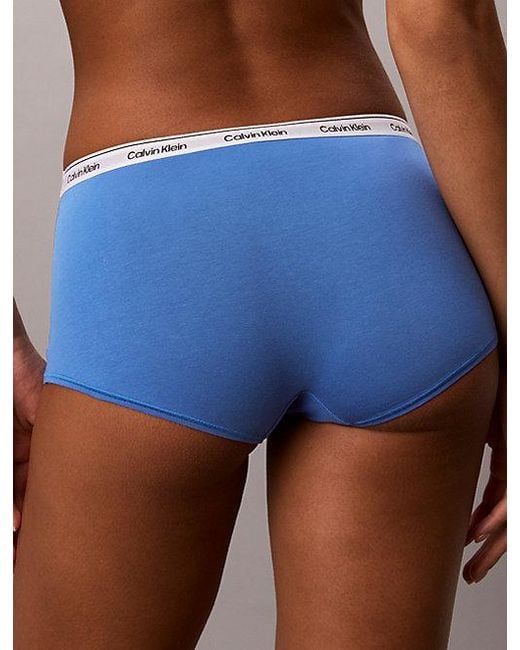 Calvin Klein Blue Boy Shorts Icon Logo