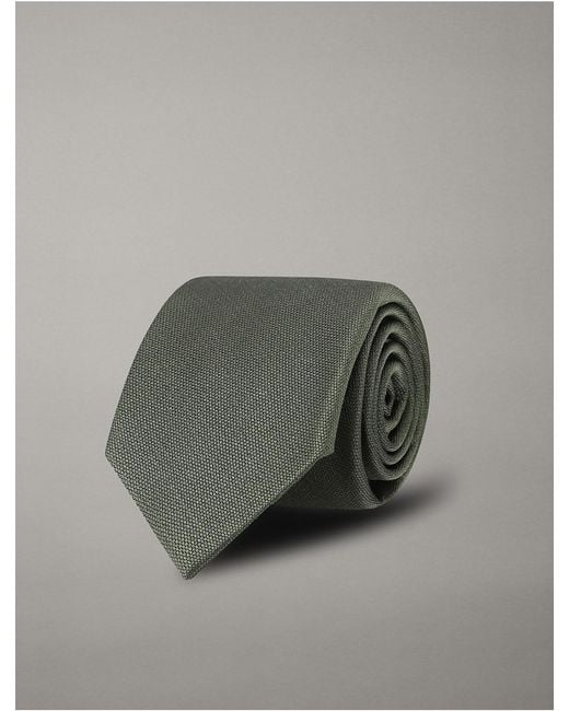 Calvin Klein Gray Solid Tie for men