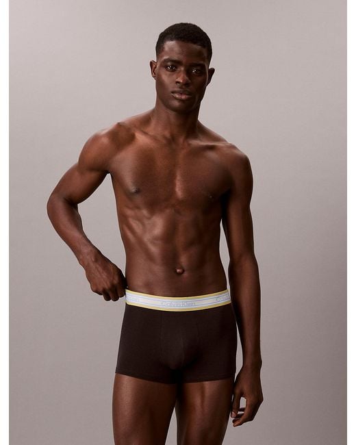 Calvin Klein Gray 3 Pack Trunks for men