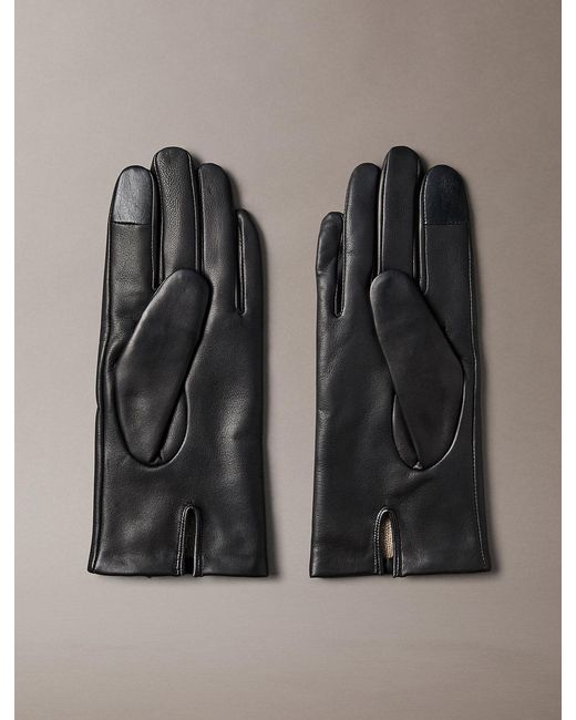 Guanti Touchscreen di Calvin Klein in Black