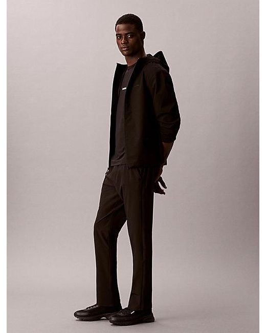 Calvin Klein Brown Sport Water Repellent Performance Trousers for men