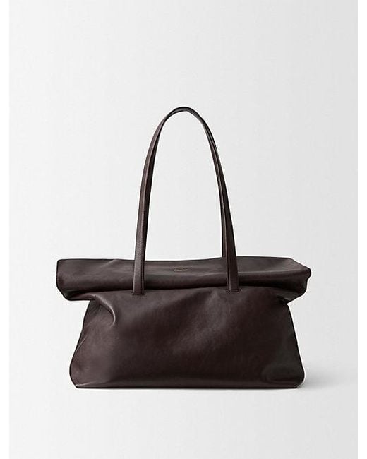 Calvin Klein Ny City North South Tote in het White