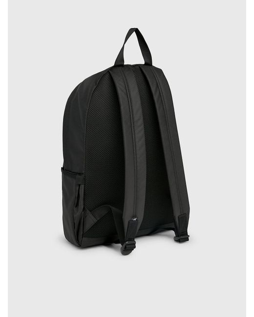 Calvin Klein Black Ripstop Round Backpack for men