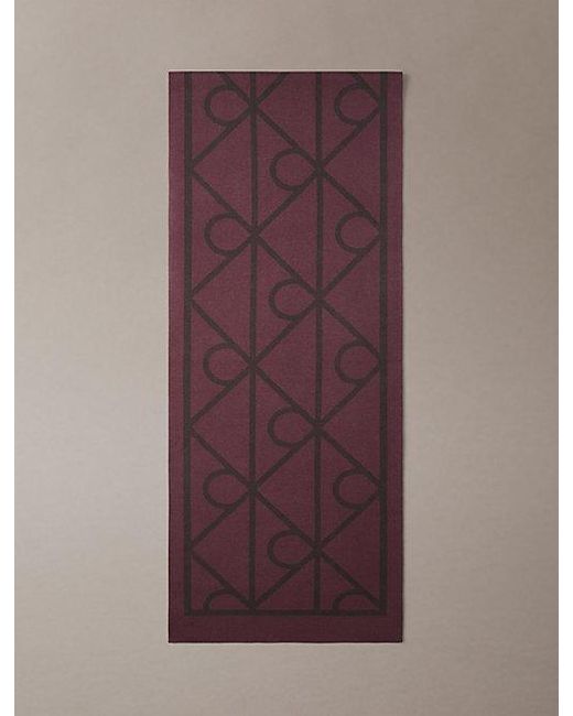 Calvin Klein Purple Emblem Logo Scarf for men