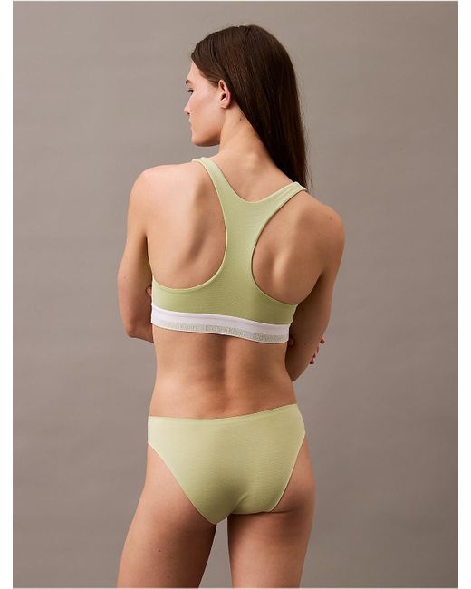 Calvin Klein Brown Icon Modal Mesh Bikini