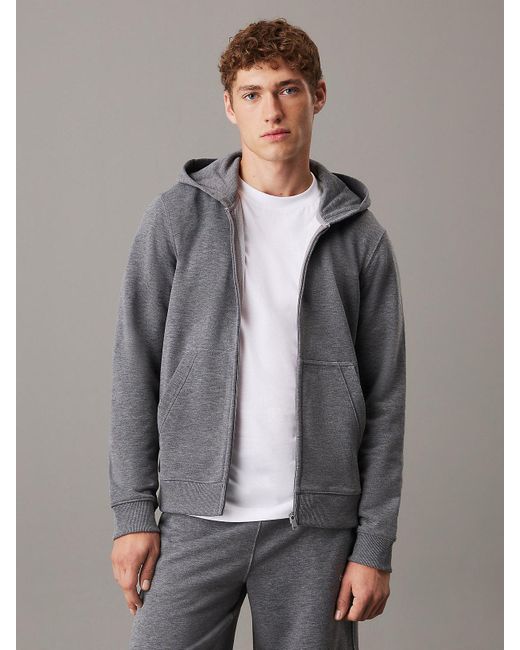Sweat zippé calvin klein homme new arrivals