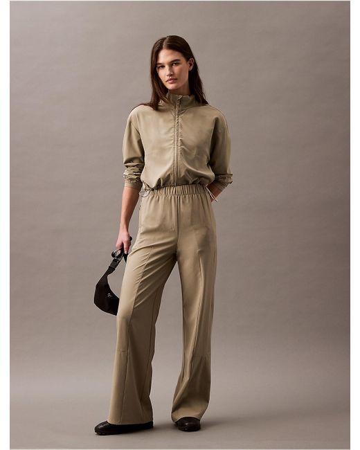 Calvin Klein Natural Calvin Klein Ck Sport Woven Mesh Pant