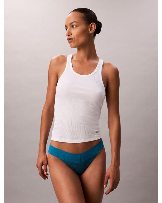 Calvin Klein White Thong