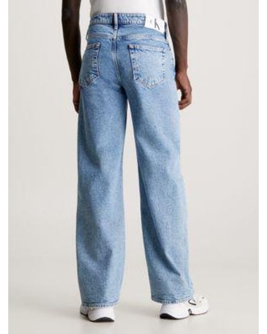 Calvin Klein 90's Loose Fit Jeans in het Blue voor heren