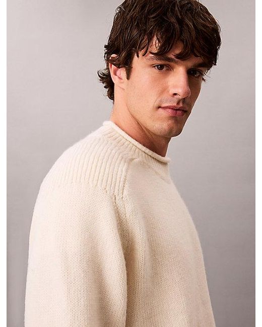 Calvin Klein Natural Jeans Relaxed Wool Jumper for men