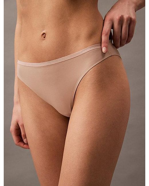 Calvin Klein Brown Bikini Briefs Perfectly Fit